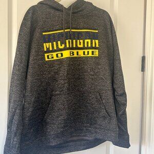 Colosseum Mens Gray XXL Michigan Hoodie NWOT